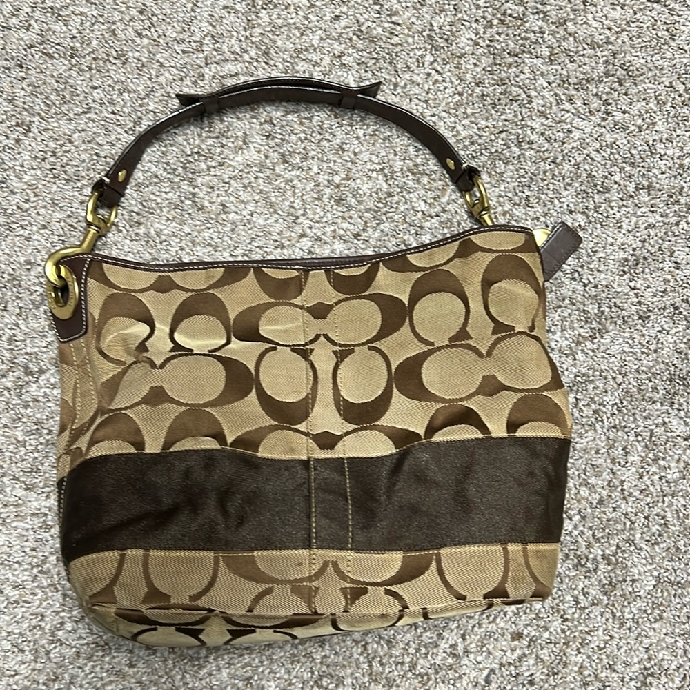 Brown Coach Hobo bag